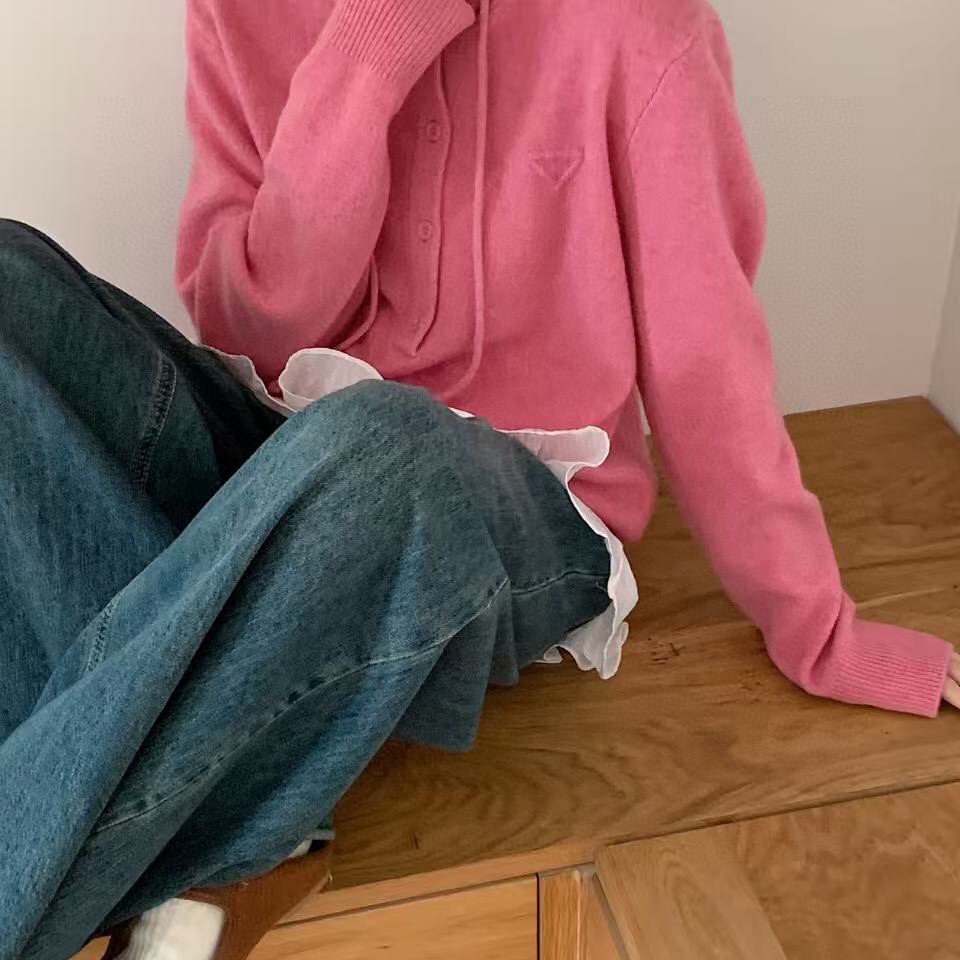 云朵连帽针织100羊毛宽松帽衫毛衣含100羊毛M41-806