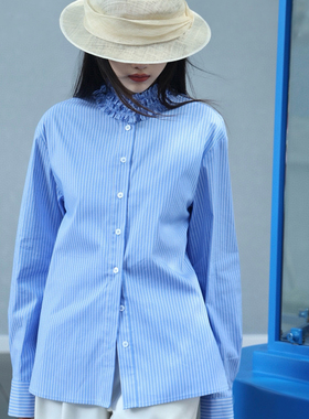 云朵早春花边领棉衬衫(不含任何配件)CY25468