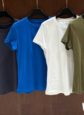 云朵家26年夏上新纯色圆领基础款短袖T恤W6062