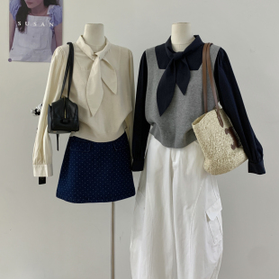 云朵家自留款 1111 韩系温柔气质百搭针织衫