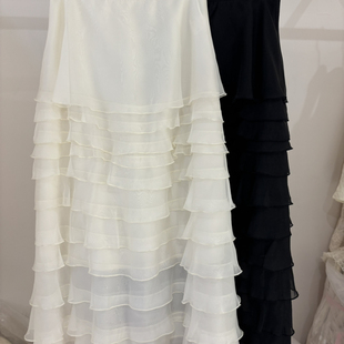207 浪漫层叠荷叶边蓬蓬裙半身裙YS3 云朵家26年春款 法式
