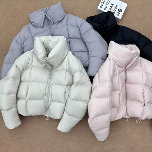 v云朵设计经典 百搭显瘦气质保暖羽绒服外套888cc 极简拉链时尚