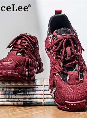 FaceLee网红爆款男鞋2025秋冬新款潮牌高级感小众老爹鞋男士休闲