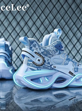 FaceLee日本设计师联名款男鞋2025秋冬新款高帮运动鞋男款初中生