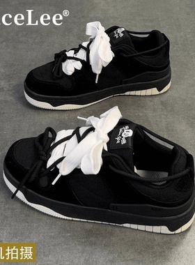 FaceLee设计师联名款男款板鞋秋冬季国潮休闲厚底潮流ins面包鞋男
