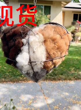 独立站 Bird Nesting Heart Outdoor Yard Art鸟巢心户外庭院艺术