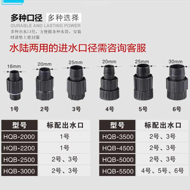森森潜水泵鱼缸水泵水族箱抽水泵家用换水器过滤循环泵静音小型