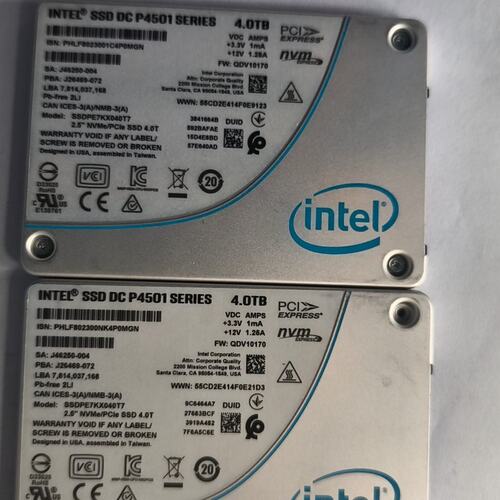 {议价}Intel SSD DC P4501 4TB 企业级固态硬盘