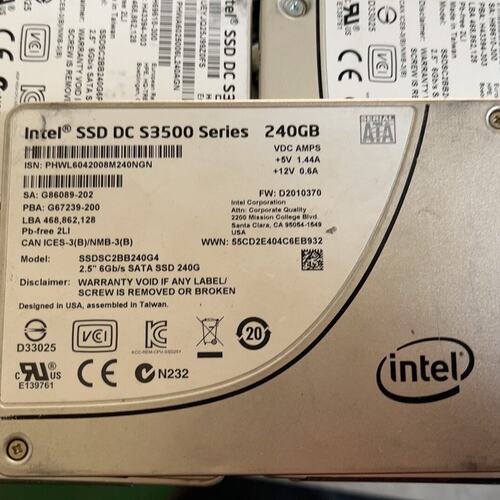 {议价}Intel英特尔S3500 240G SATA企业级固态硬盘