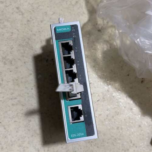 {议价}摩莎MOXA+EDS-205A 5口工业以太网交换机，拆机