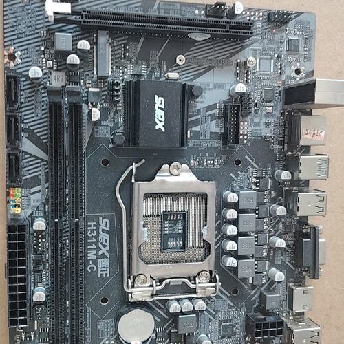 {议价}SUPX磐正H311M-C主板，原装拆机件，接口齐全，支持D