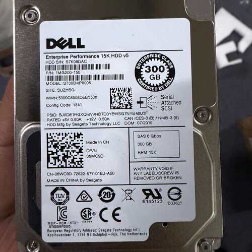 {议价}Dell/戴尔 ST300MP0005 /07FJW4