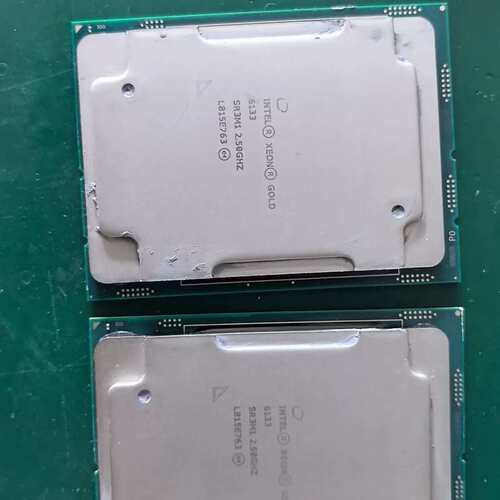 {议价}XEON 3647 6133 CPU 正式版 2颗成色新
