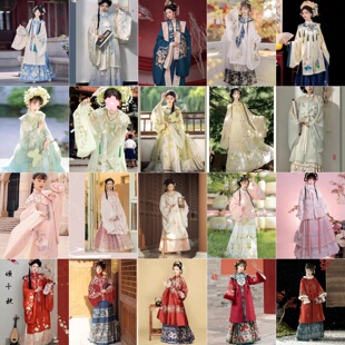 【明制】汉服出租斜襟立领云肩春夏款中式婚礼明伴娘服姐妹团租赁