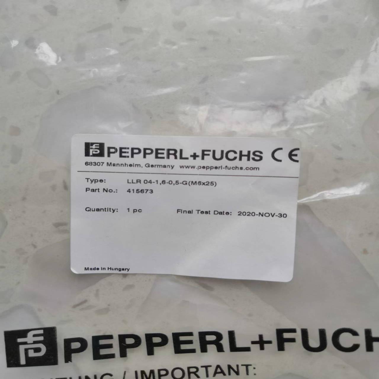 LLR 04-1,6-0,5G(M6X25) 倍加福光纤，全