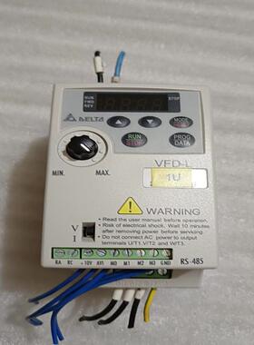 （请询价）拆机台达变频器VFD002L21A，200V，0.2KW议价