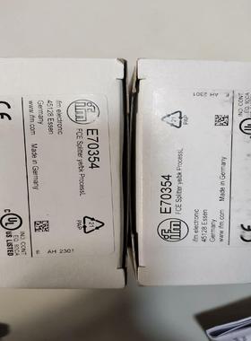 易福门  ASI线传感器T头，全新原装E70354