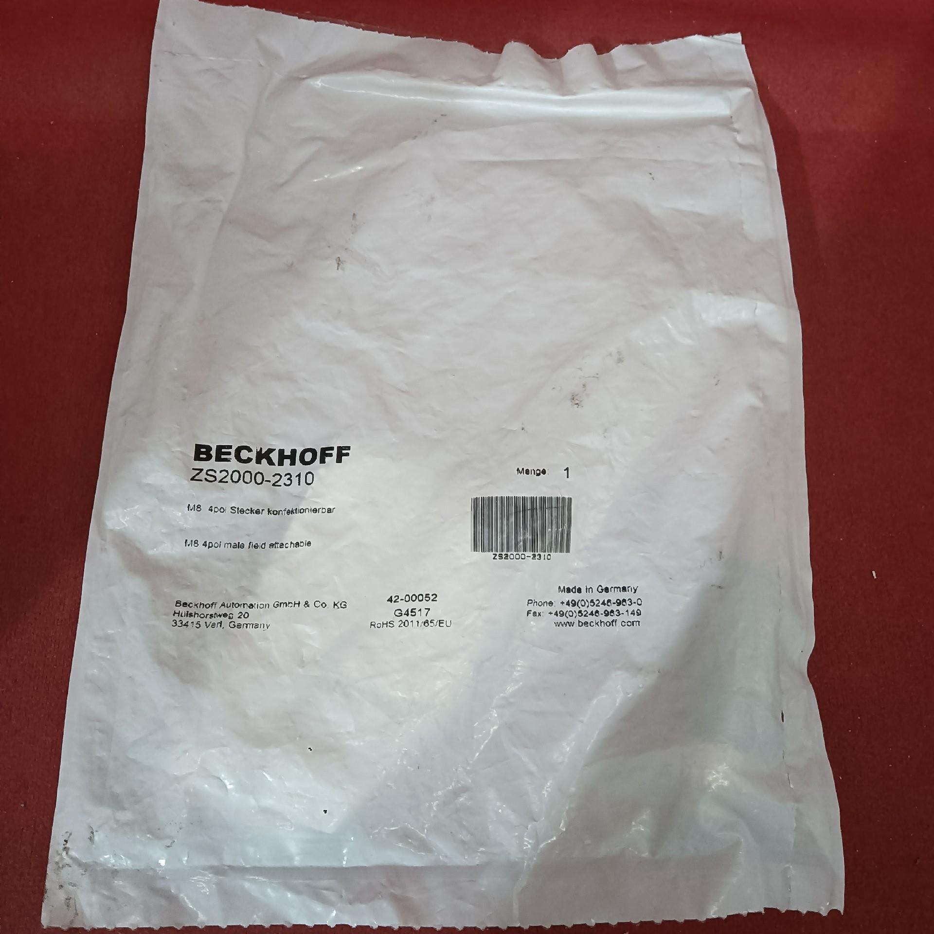 德国倍福BECKHOFF插头 ZS2000-2310