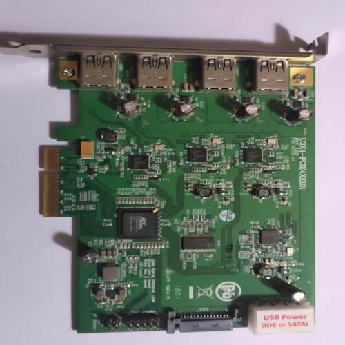 （设备配件）台湾U3X4-PCIE4XE101四通道4芯片