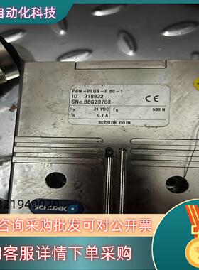 现货SCHUNK雄克 电爪 pgn plus E80 1… 成色
