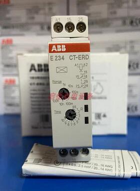 ABB时间继电器 CT-ERD.22 2c/o， 24-48VDC，24-240VAC