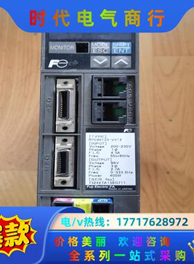富士伺服驱动器RYC401D3-VVT2，400Ｗ成色如图议价