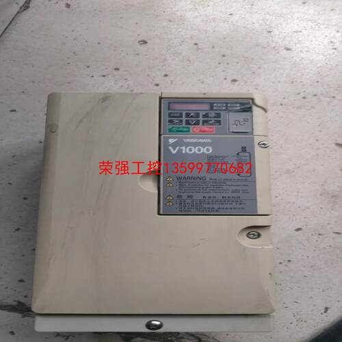 【荣强工控】安川V1000-5.5kw重载变频器一台，成色自