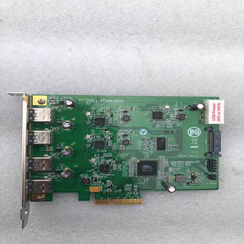 台湾U3X4-PCIE4XE101四通道4芯片USB3.0P