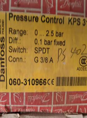 丹佛斯 压力传感器 kps31 060-310966 全新进