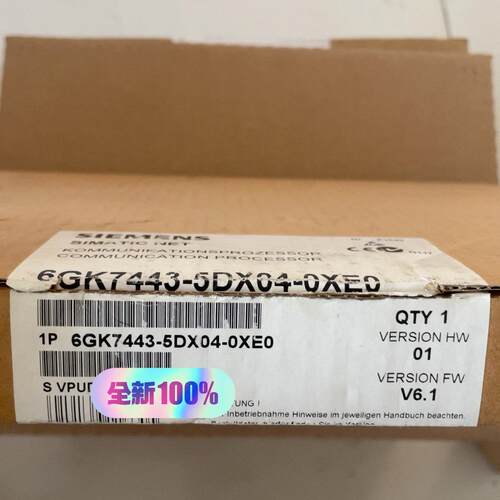 【工控自动化】6GK7443-5DX04-0XE0停产备件CP 44议价
