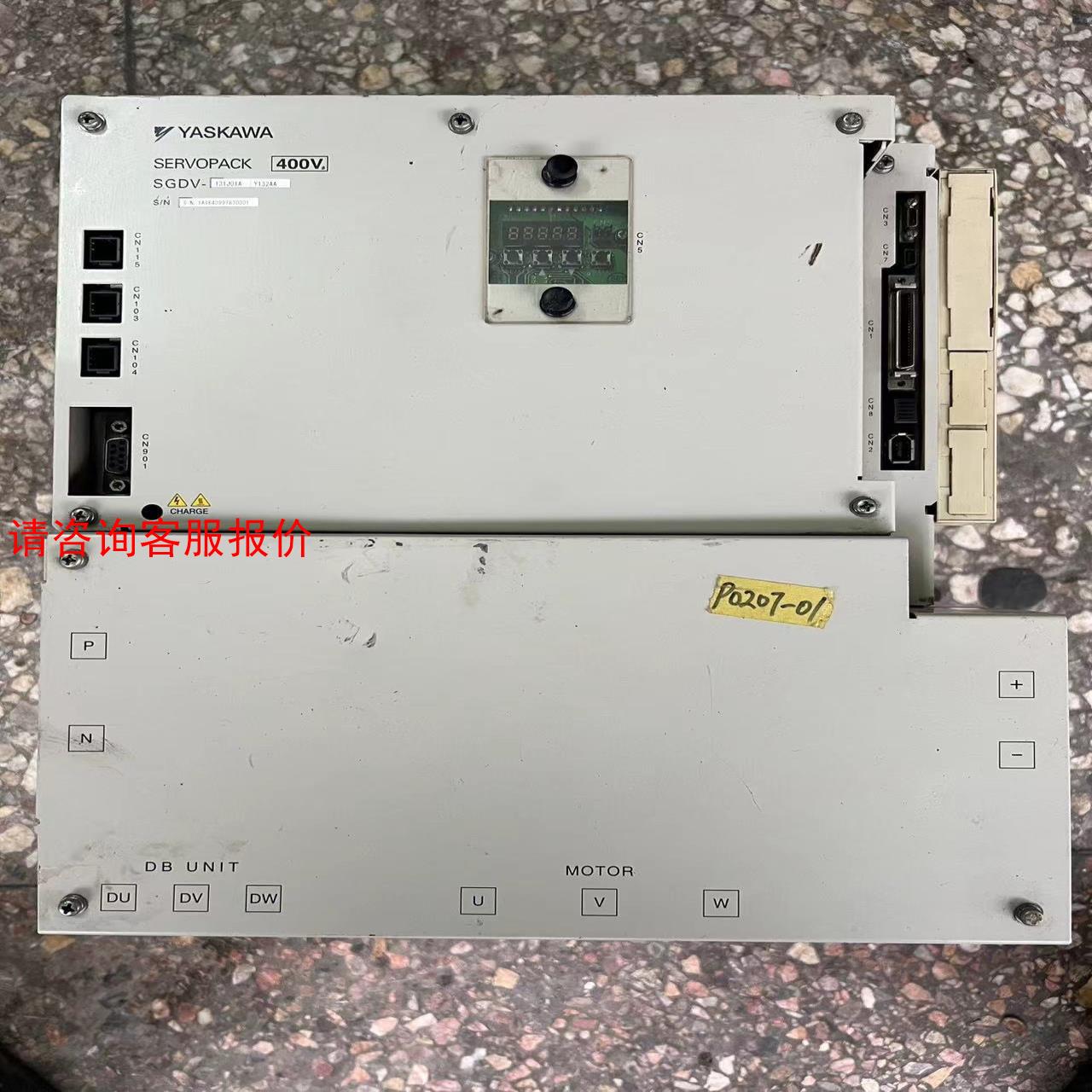 安川伺服驱动器SGDV-131 J01AY132AA，成色如