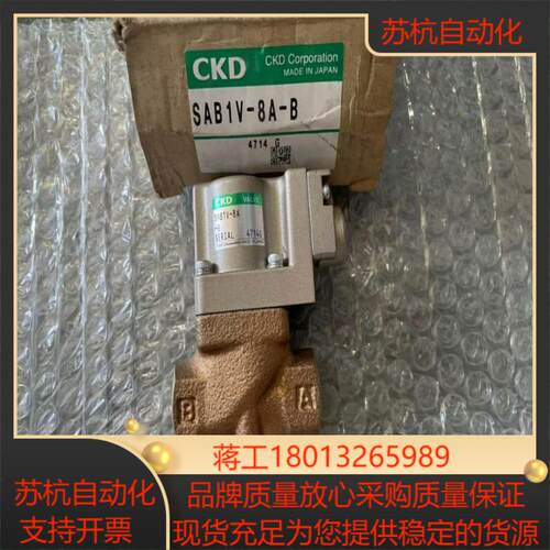 全新原装CKD电磁阀  SAB1V-8A-B 有 出