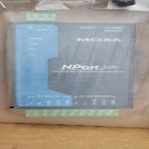全新MOXA NPORT5230串口服务器V2.0，全新配件