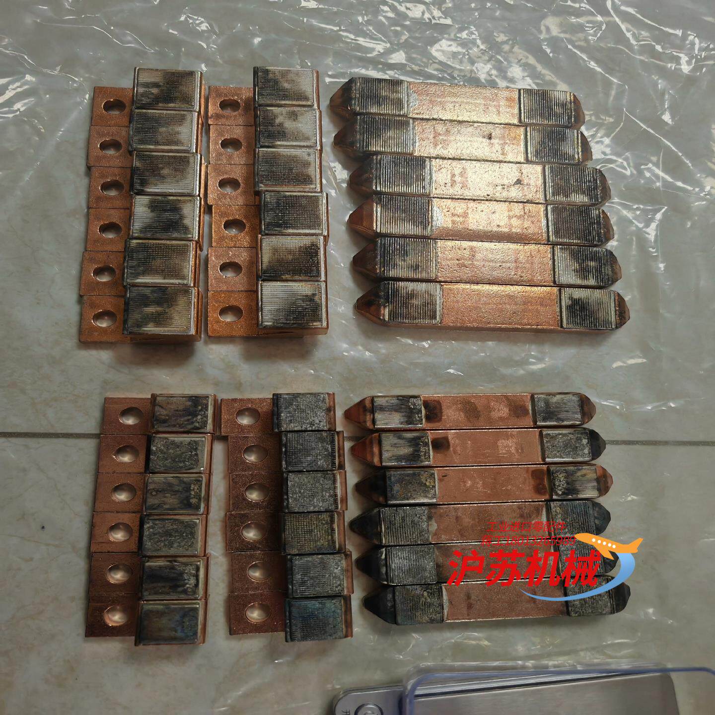 银触点，接触器AF750，AF400各两套。共计426