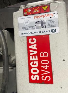 （设备配件）成色新SOGEVAC，真空泵莱宝SV40B