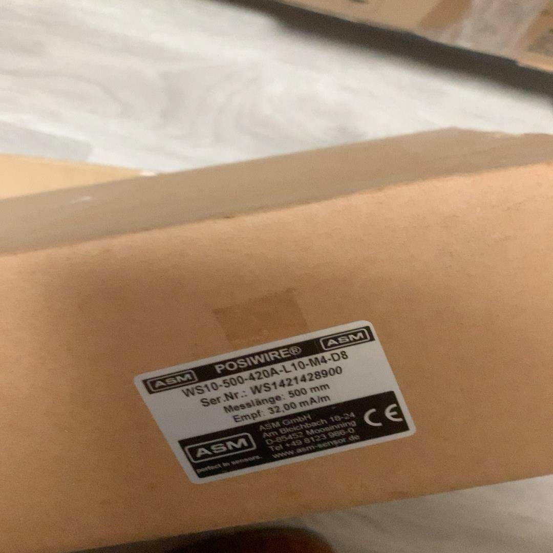 全新德国ASM 拉绳传感器WS10-500-420A-L10