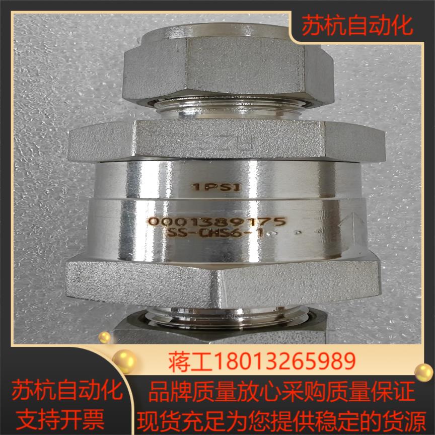 世伟洛克 Swagelok  SS-CHS6-1  全新原装