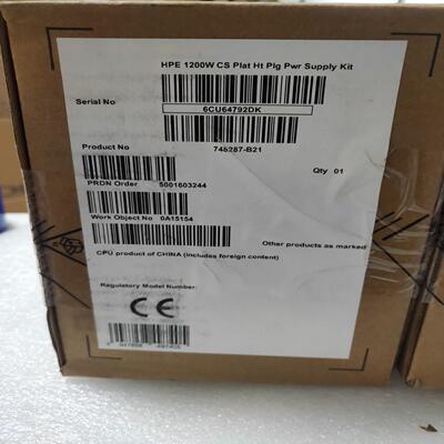 （设备配件）1200 748287  HP电源G9DL580服务器W -