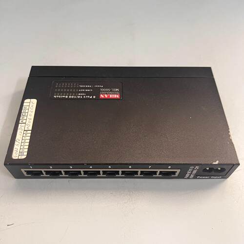 拆机 MILAN MIL-S800i 8口网络交换机 钢壳