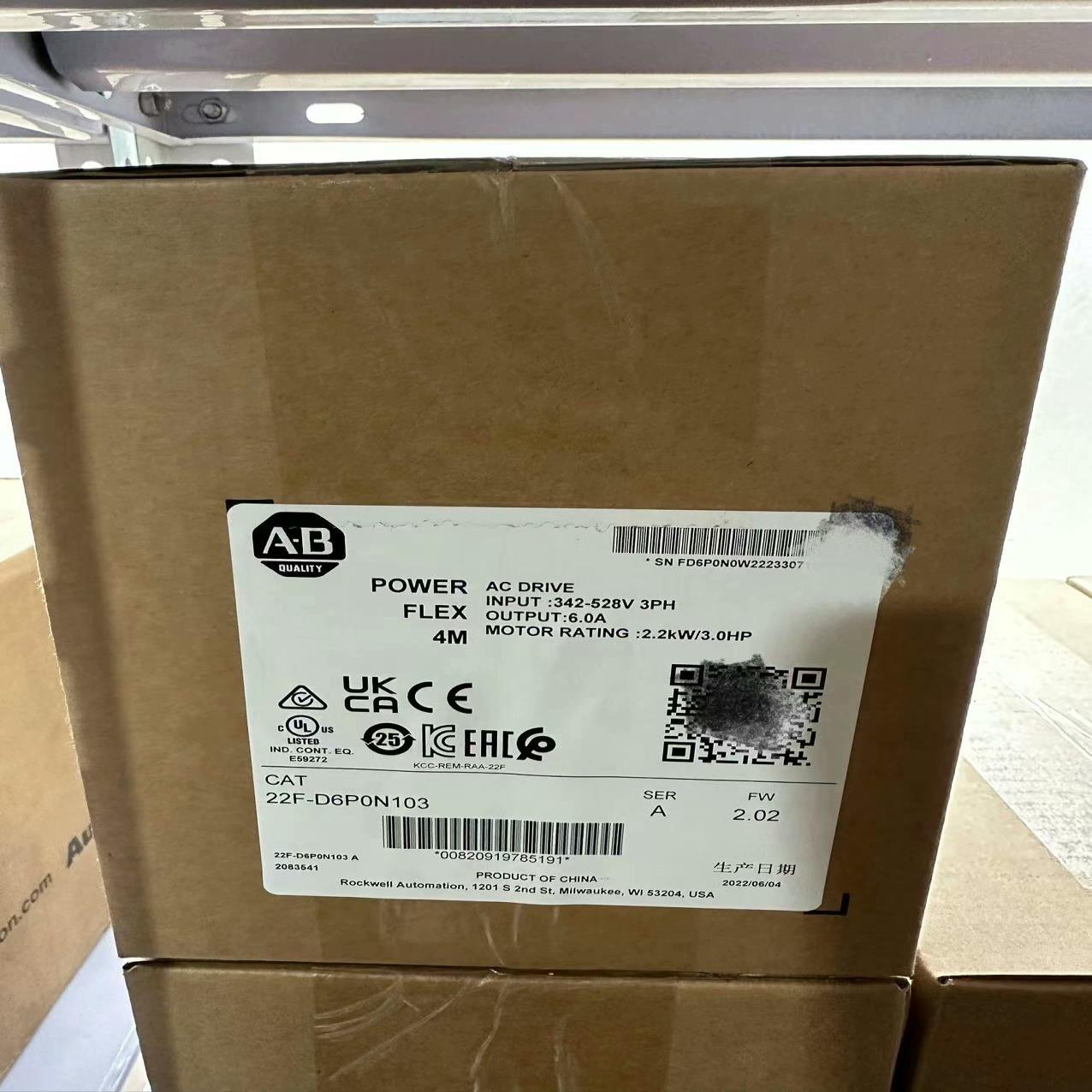 AB变频器22F-D6P0N103全新原装正品现货，实采联系