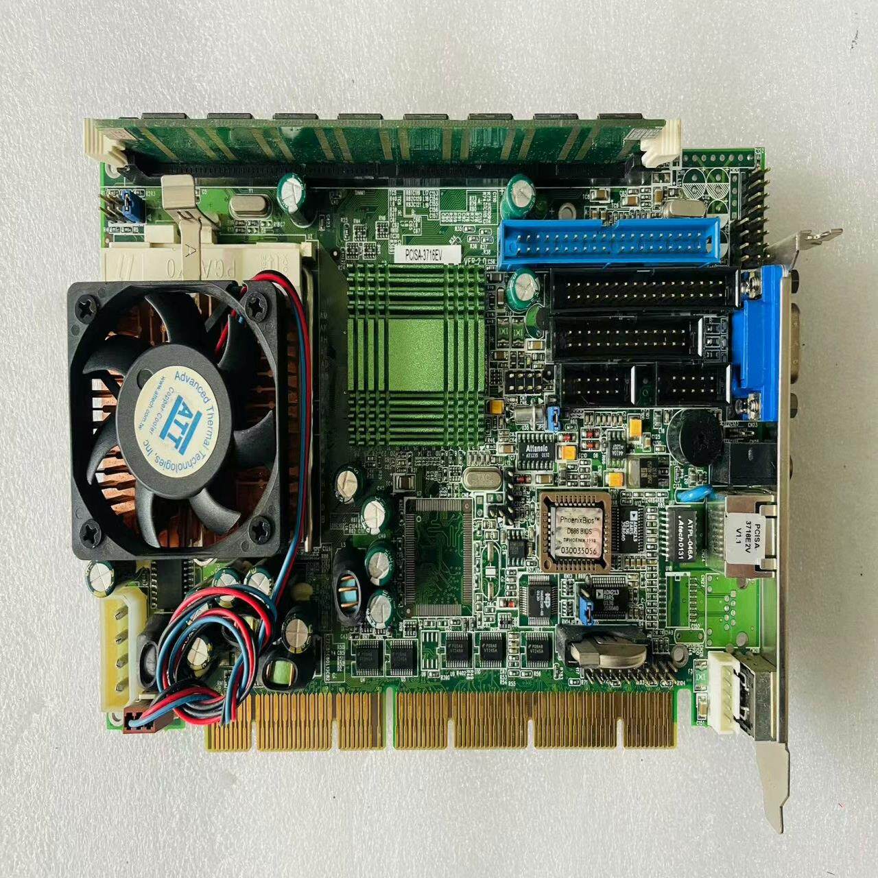 威达主板 PCISA-3716EV-R4半长CPU工控机主板