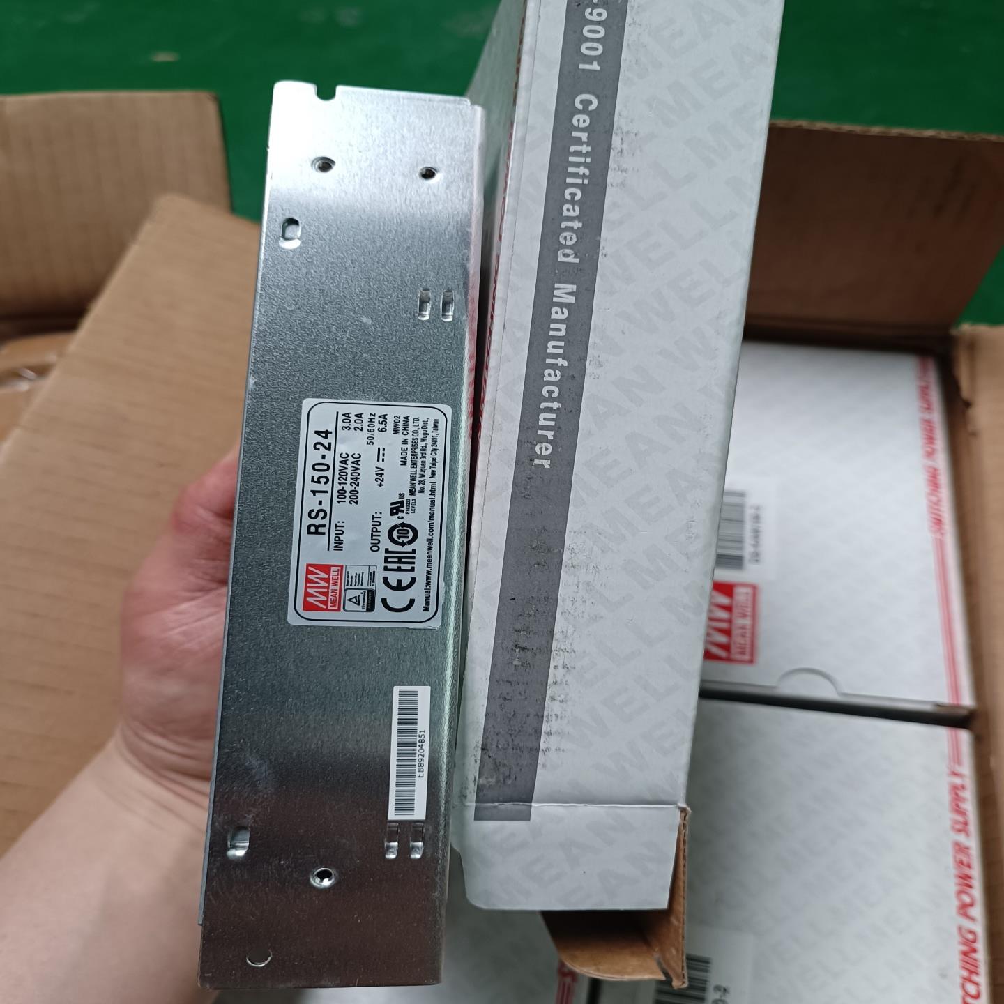 明纬RS-150-24台湾明纬开关电源替代NES/SP，全新