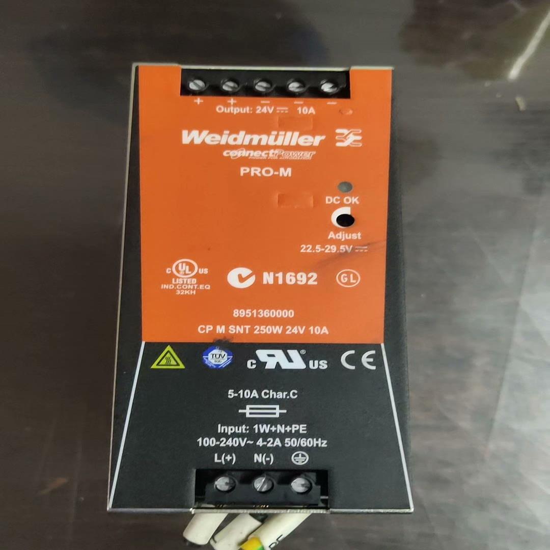 魏德米勒开关电源CP M SNT 250W 24V 10A订