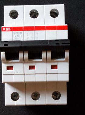 ABB微型断路器 S203M-C50 3P 50A议价