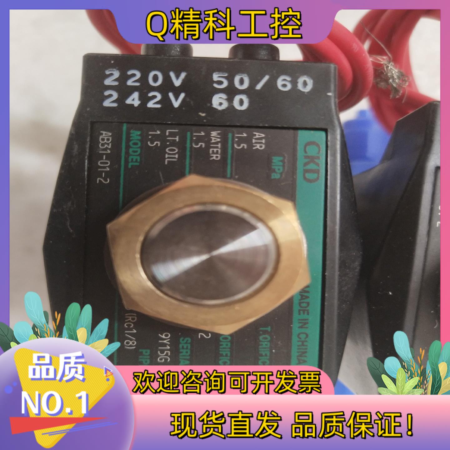 现货CKD  电磁阀  AB31-01-2  AC220V