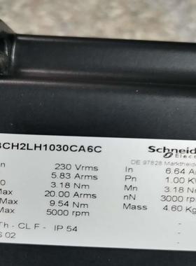 施耐德bch2lh1030ca6c 伺服电机   原议价