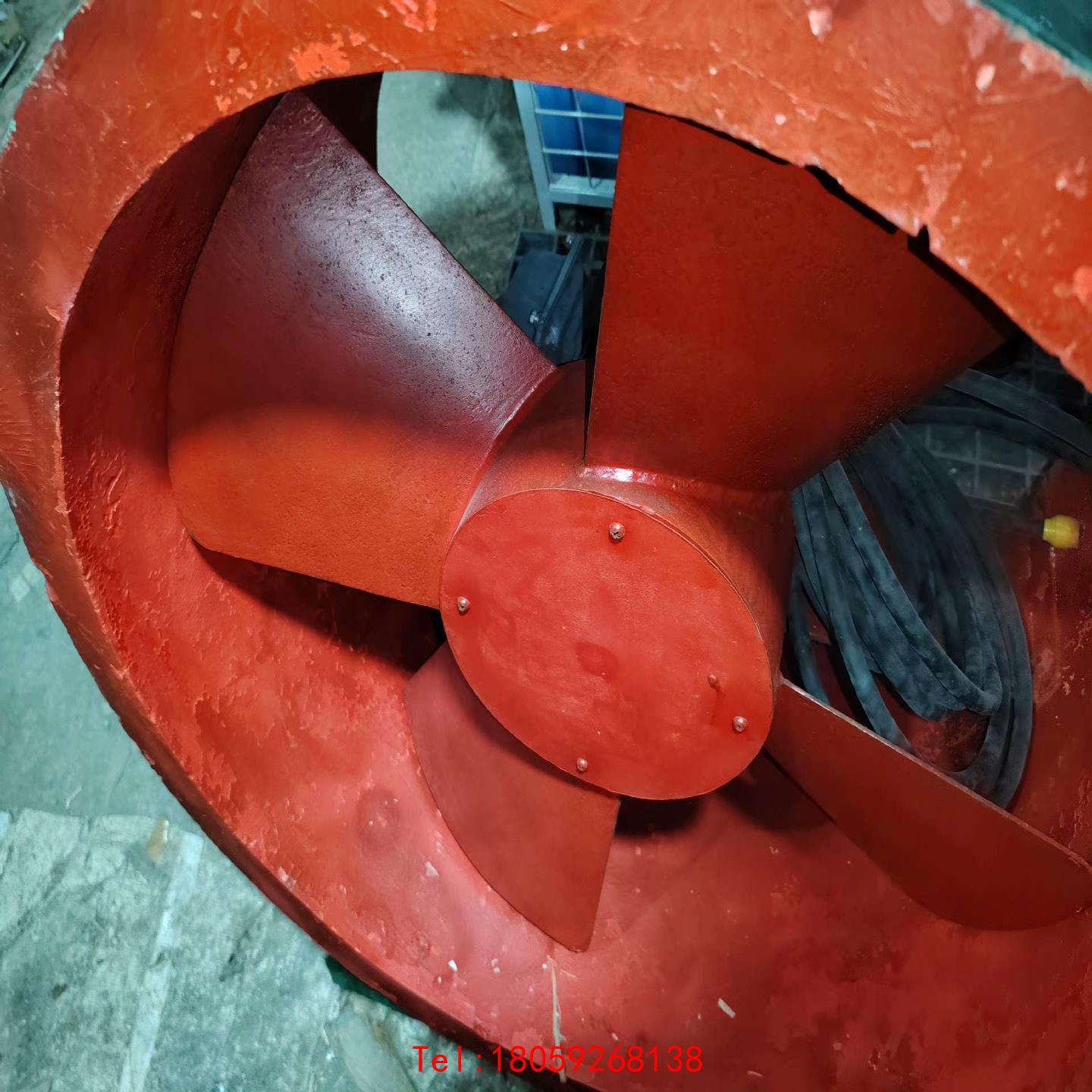 【非标价】FT6.3#玻璃钢轴流风机防腐风机通风排风机380V耐腐蚀玻