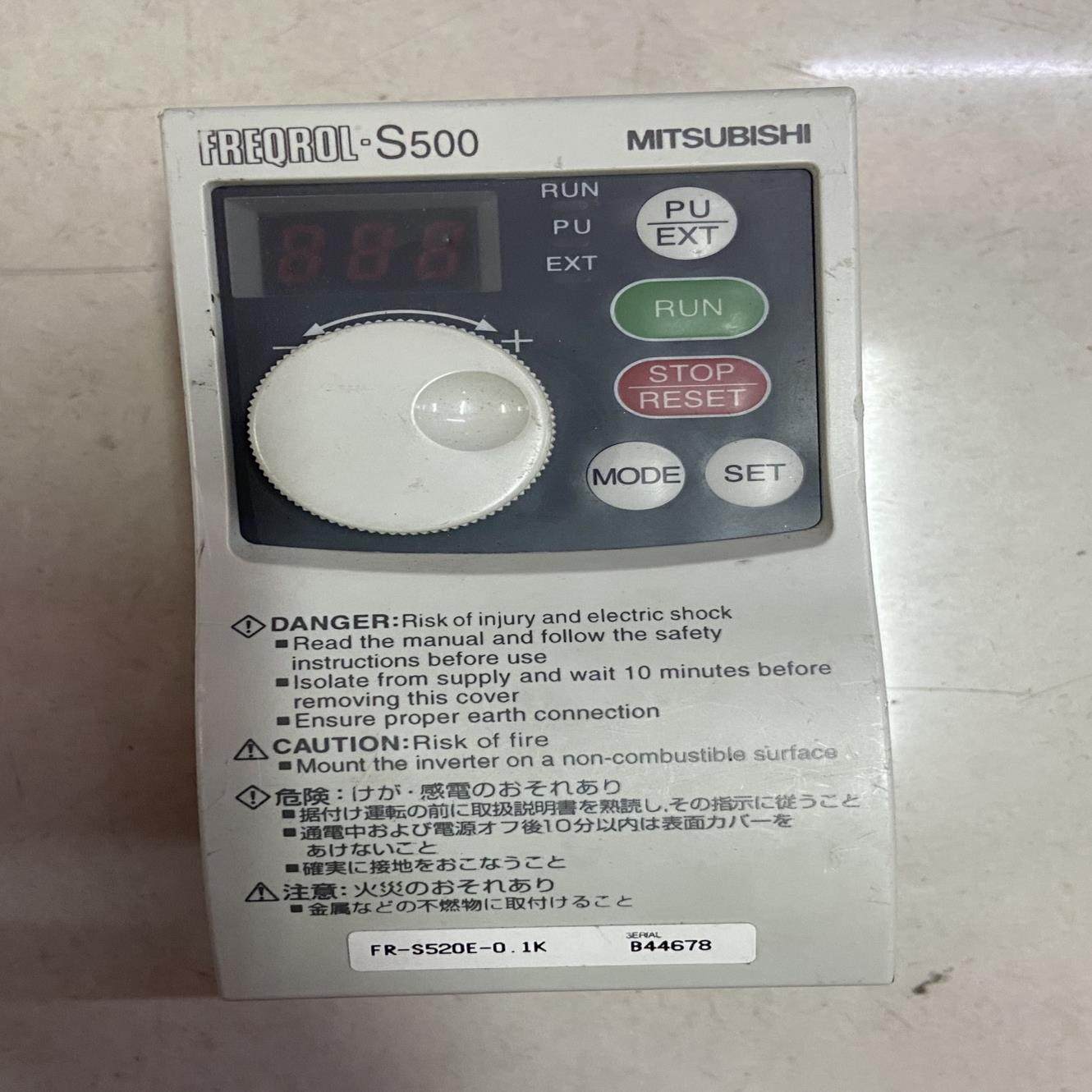 【汇生 】拆机三菱变频器FR-S520E-0.1K  0.1千瓦  2【议价】