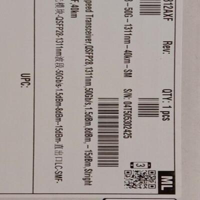 华为原装正品数通高速光模块-QSFP28-1311nm波段-