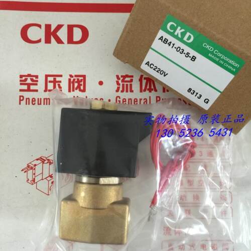 CKD电磁阀AB31/41-01/02/04/0-1/2/3/4/5/6-B2E/03A-DC24V-AC220V